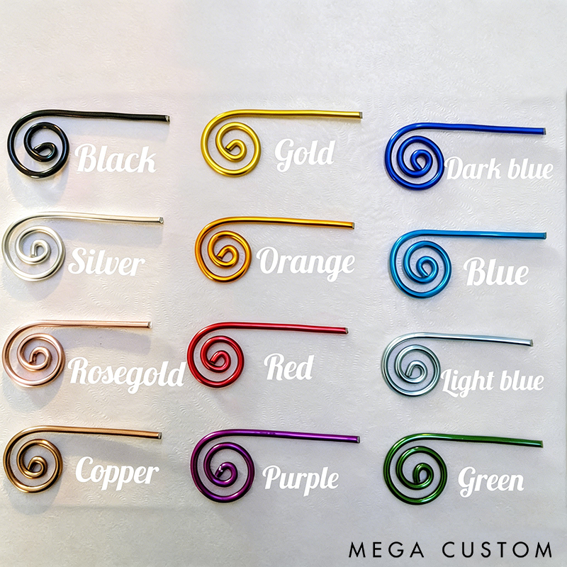 Personalized Metal Bookmark with Custom Name Handmade Wire Design Durable and Elegant Perfect for Book Lovers and Unique Gift Ideas