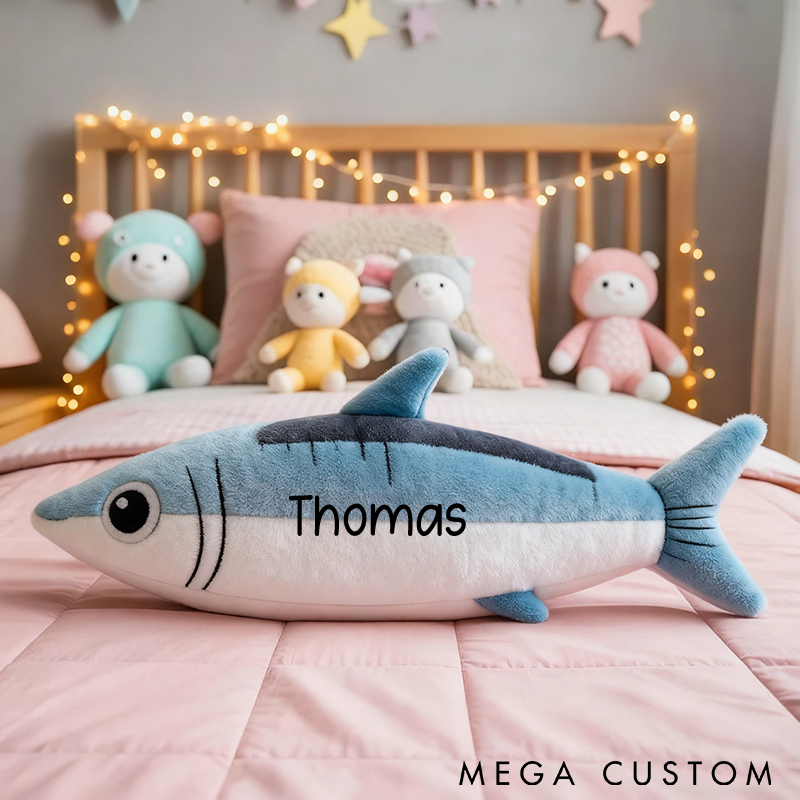 Personalized Fish Pillow Funny Fishing Pillow Name Soft and Fun Design Graphic 3D Print Perfect for Kids Fishing Enthusiasts and Unique Gifts