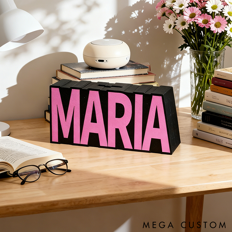 Personalized Name Piggy Bank Custom Letter Design Coin Bank for Kids Fun Money-Saving Gift and Room Decoration