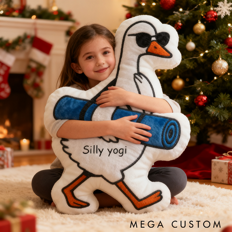 Personalized Goose Yoga Pillow Funny Yoga Pillow Meditation Pillow Funny Yoga Gift Perfect Gift for Yoga Lovers and Home Comfort