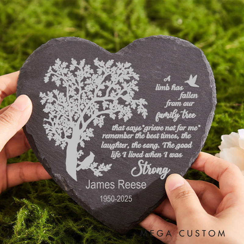 Personalized Memorial Stone Sympathy Gift Memorial Garden Stone Slate Grave Marker Bereavement Gift Loss of a Loved One Remembrance Gift