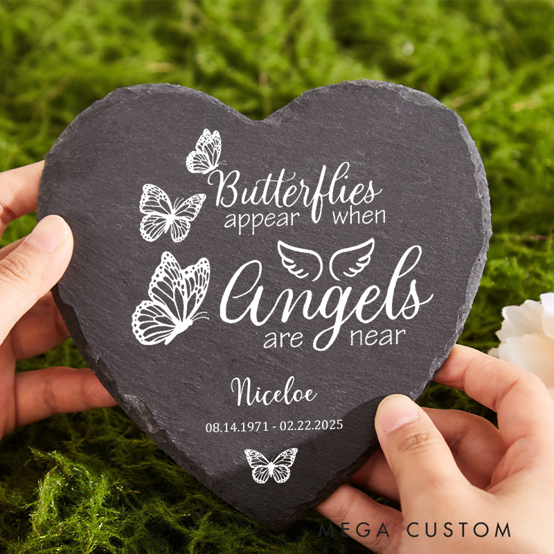 Personalized Memorial Garden Stone Bereavement Grief Loss Memorial Remembrance Loved Ones Home Garden Decor Keepsake
