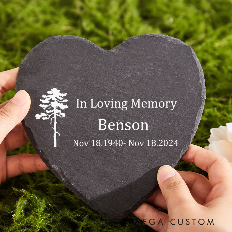 Personalised Memorial Garden Sympathy Gifts for Loss of Loved One Memorial Garden Slate Marker in Memory of Loved One Gifts Bereavement Gift