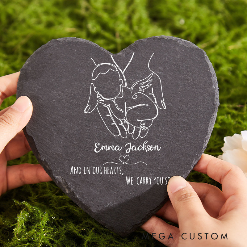 Personalized Infant Memorial Stone Baby Loss Remembrance Miscarriage Gift Pregnancy Loss Tribute Garden Stone Sympathy Gift for Stillbirth
