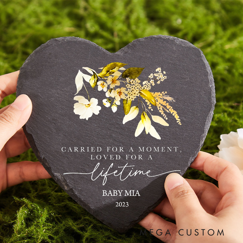 Personalized Baby Loss Memorial Stone Miscarriage Keepsake Gift Remembrance Garden Stone Funeral Gift Loss of Baby Infant Loss Sympathy Gift 