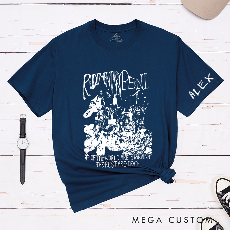 Personalized Classic T-Shirts Anarcho Punk and Deathrock and Post Punk Lovers T-Shirt