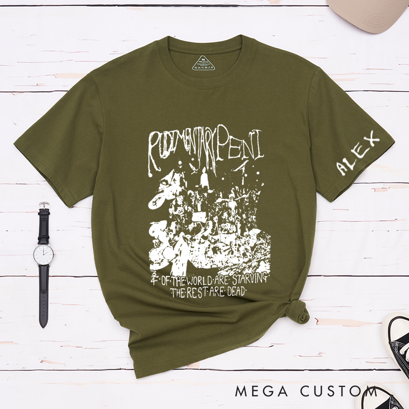 Personalized Classic T-Shirts Anarcho Punk and Deathrock and Post Punk Lovers T-Shirt