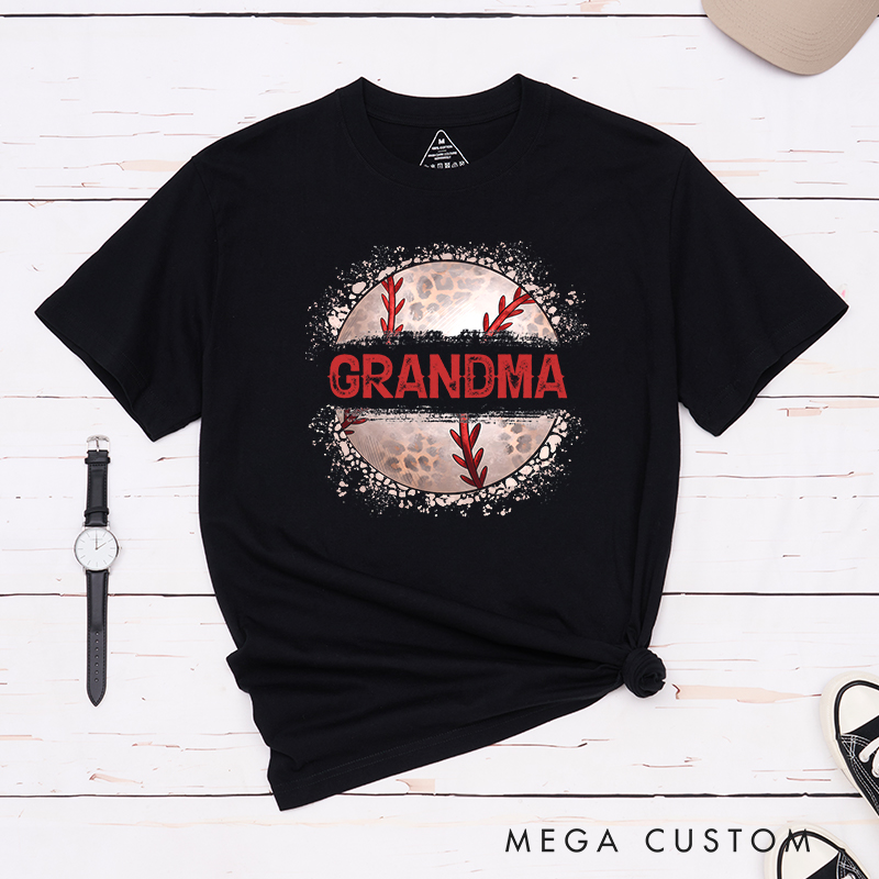 Personalized Athletic Tee with Unique Baseball and Custom Name Design  