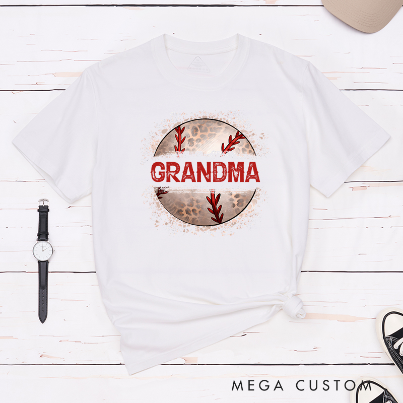 Personalized Athletic Tee with Unique Baseball and Custom Name Design  