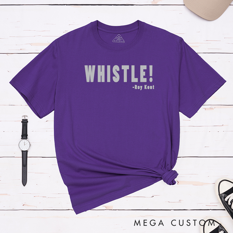 Personalized "Whistle!" Sport T-Shirt with Custom Name