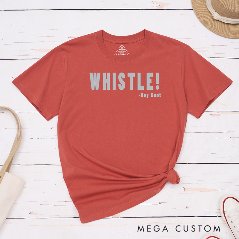 Personalized "Whistle!" Sport T-Shirt with Custom Name