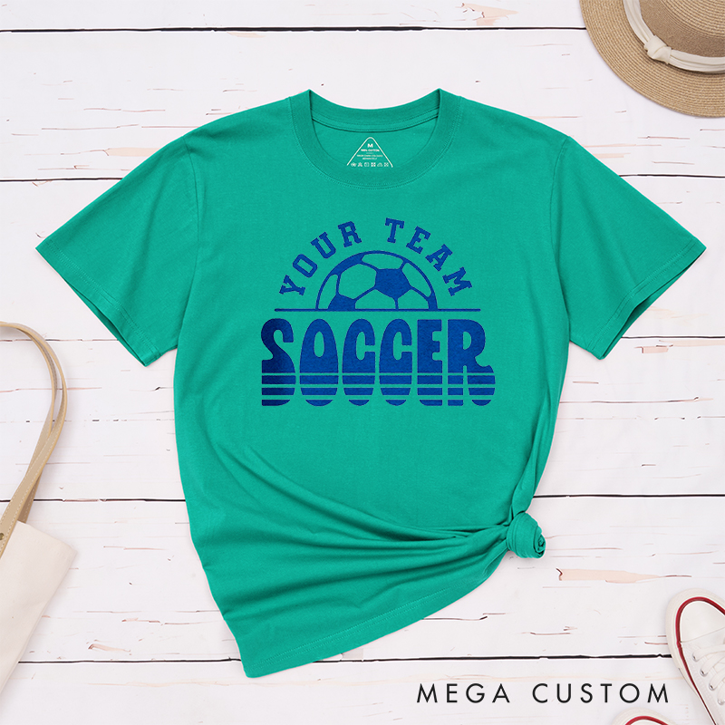 Personalized Team Soccer T-Shirt with Custom Team Name