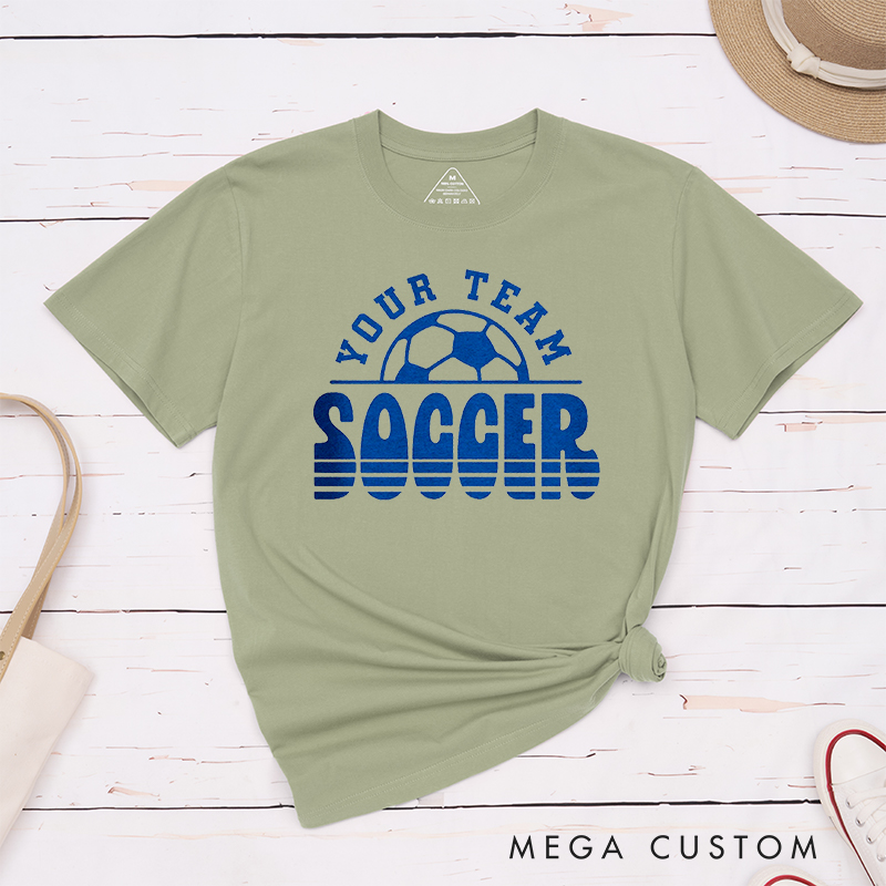 Personalized Team Soccer T-Shirt with Custom Team Name
