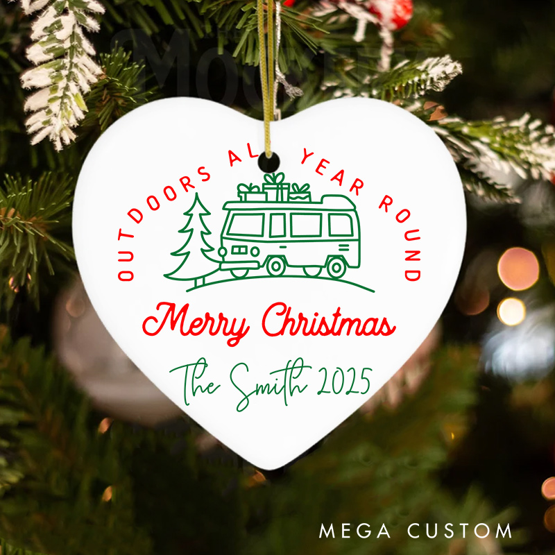 Personalized Outdoors All Year Round Christmas Ornament Gift for Traveling Lovers Christmas Decoration Gift for Travel Lovers