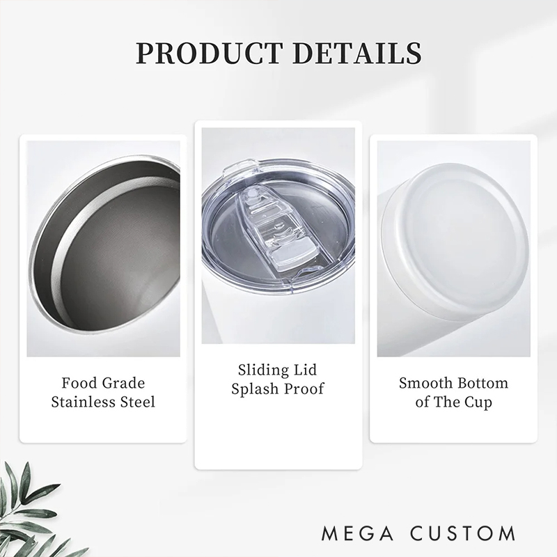 Personalized Golf Tumbler with Custom Photos and "Best Dad by Par" Design  