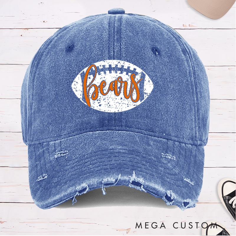 Personalized American Football Cap with Custom Team Name for Fans