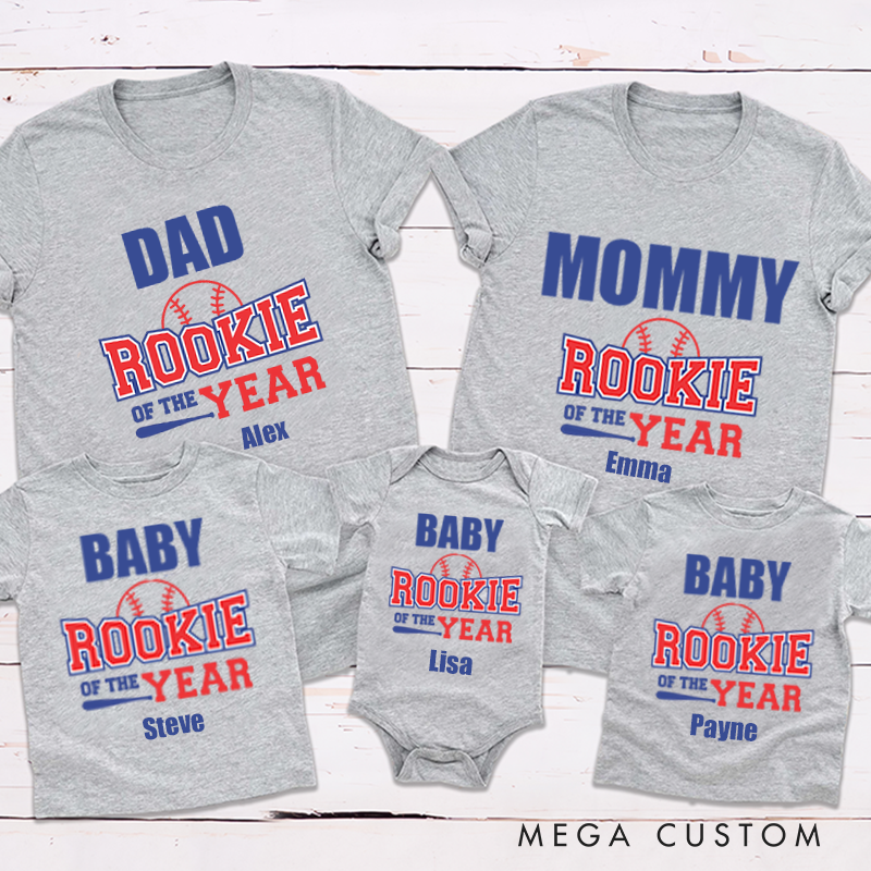 Personalized Baseball Rookie of the Year Matching Outfit