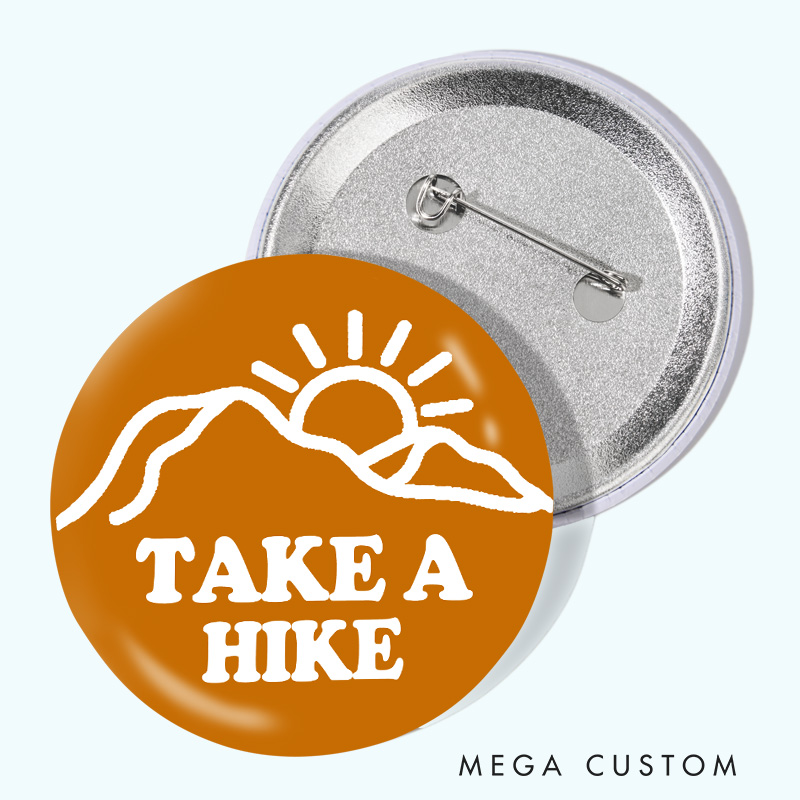 Personalized Embrace the Outdoors Pin Nature Adventure Enthusiasts Pin Badge Gift Camping Hiking Lovers Gift