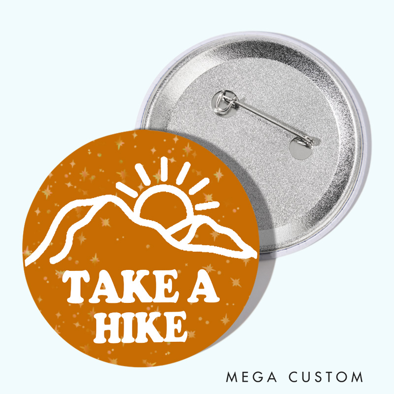 Personalized Embrace the Outdoors Pin Nature Adventure Enthusiasts Pin Badge Gift Camping Hiking Lovers Gift