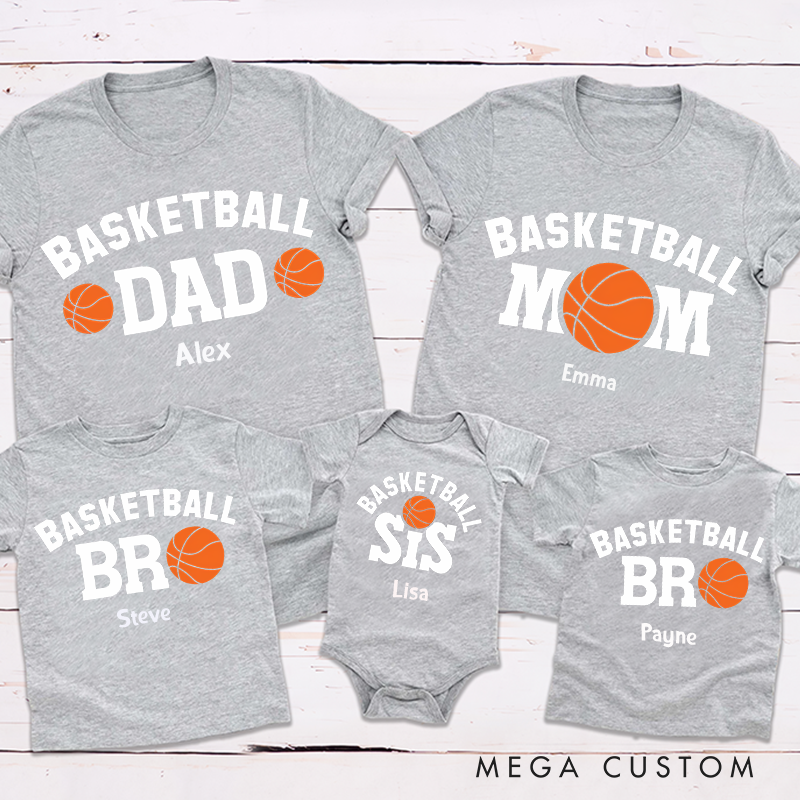 Personalized Basketball Matching Outfit for You and Your Baby to Bounce into Fun