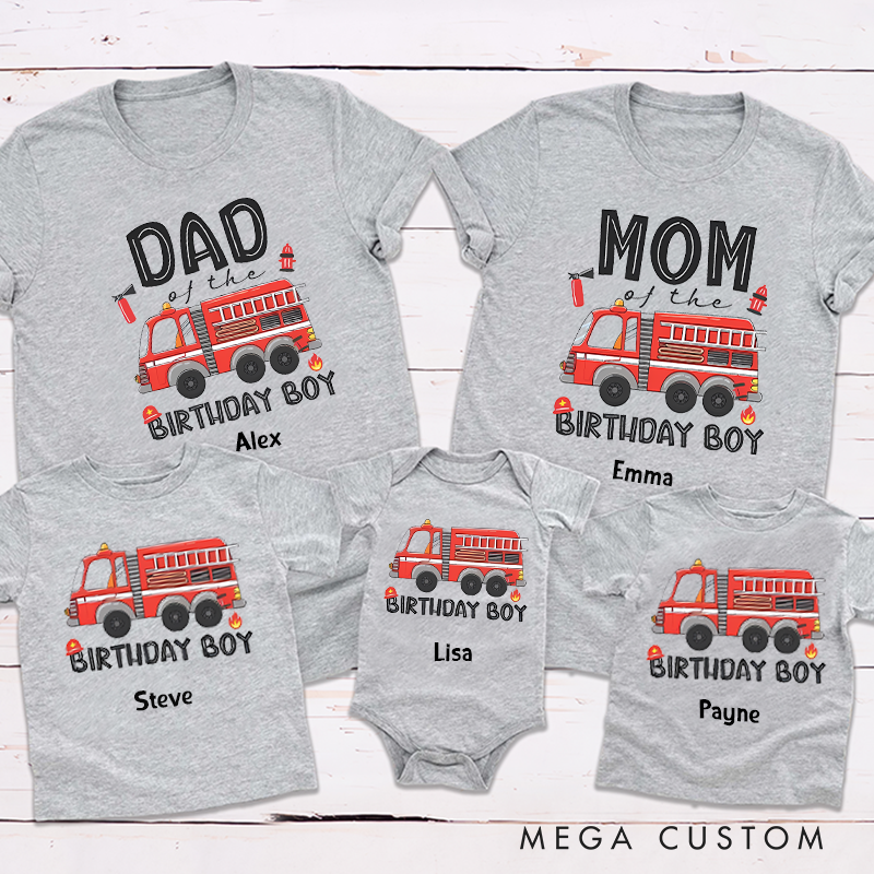 Personalized Firefighter Matching Outfits Share the Values of Courage and Responsibility