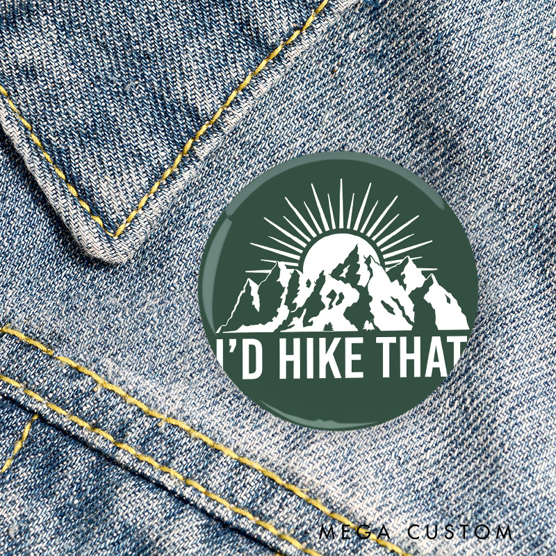 Personalized Outdoor Adventure Lovers Pin Natural Mountaineering Enthusiasts Pin Badge Gift Hiking Lovers Gift