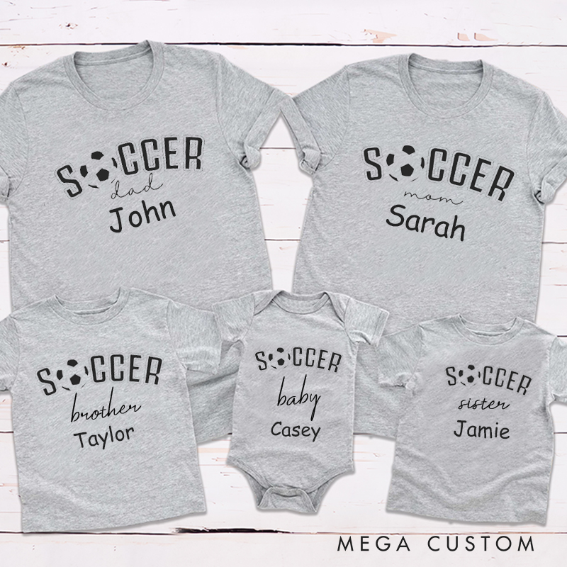 Personalized Soccer Reunion Sports Fan Family Matching Outfit