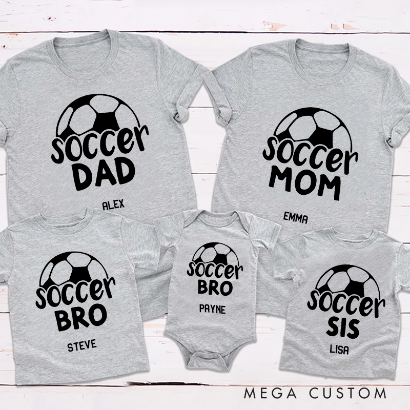 Personalized Family Soccer Matching Outfits for Every Match Day