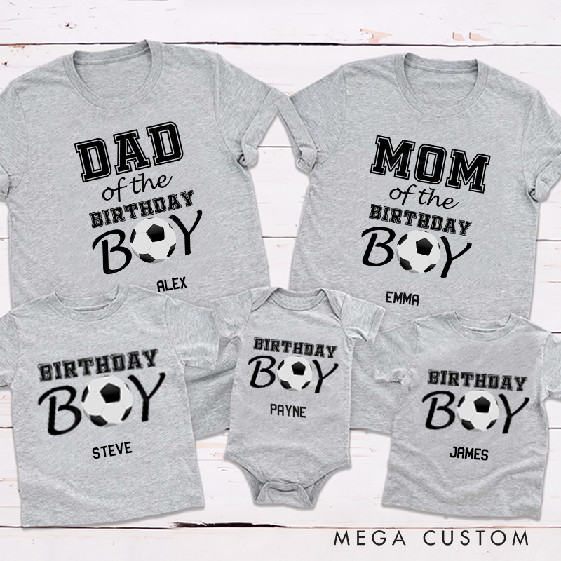 Personalized Soccer Matching Outfits for Family Fun and Togetherness