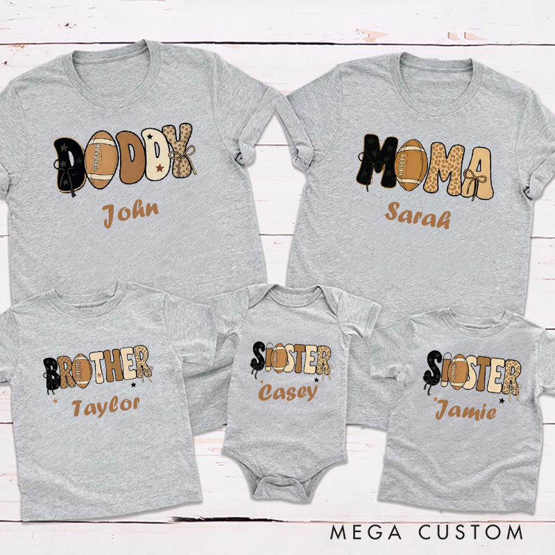 Personalized Festival Football Reunion Family Matching Outfit