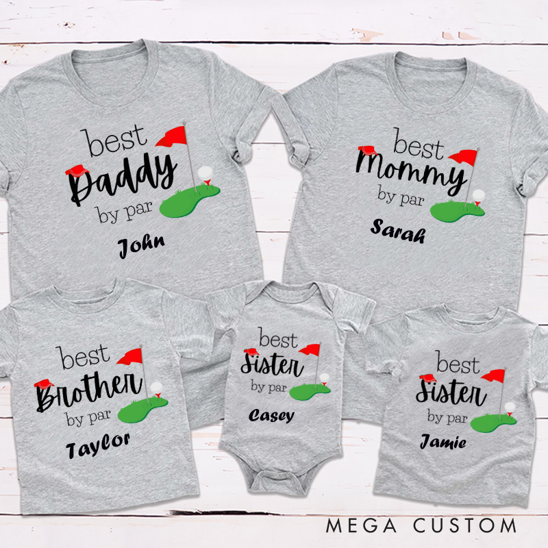 Personalized 1st Birthday Best Goft Lovers by Par Shirt Family Matching Outfit