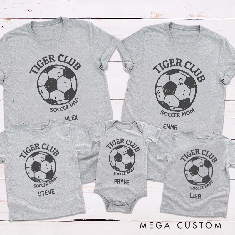 Personalized Family Soccer Matching Outfits for Unforgettable Game Days