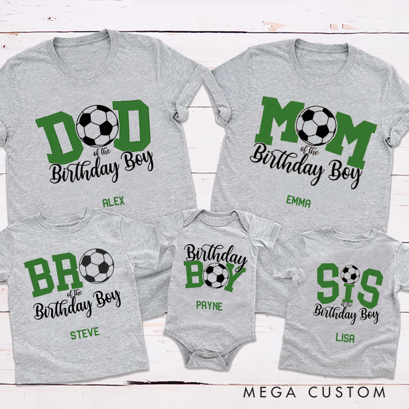 Personalized Family Sports Matching Outfits for Soccer Lovers Everywhere