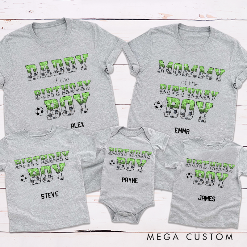 Personalized Family Sports Matching Outfits for Soccer Enthusiasts