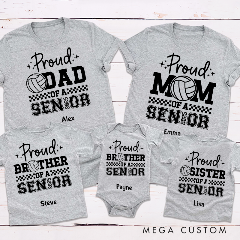 Personalized Volleyball Family Matching Outfits Create Joyful Moments for Your Family