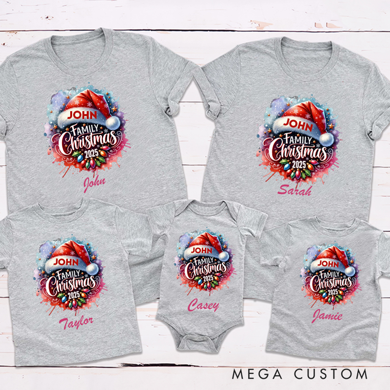 Personalized Christmas Memorable Festival Theme Family Matching Outfit