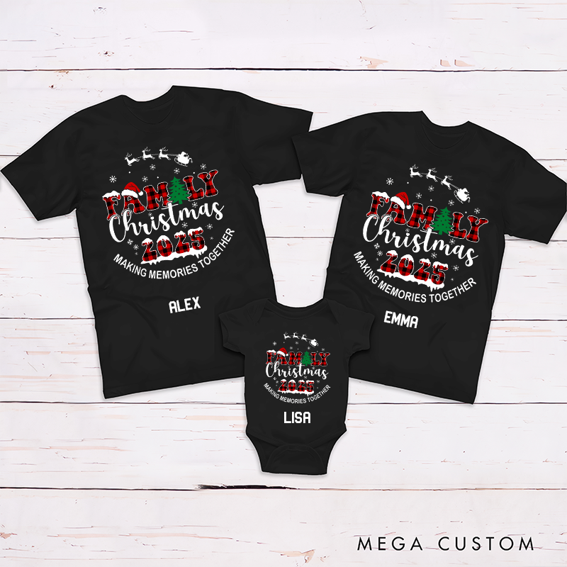 Personalized Jolly Christmas Matching Outfits for Family Bonding and Seasonal Celebrations
