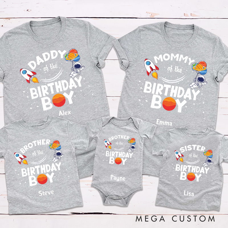Personalized Astronaut Matching Outfits Create Lasting Memories with Stylish Space Apparel