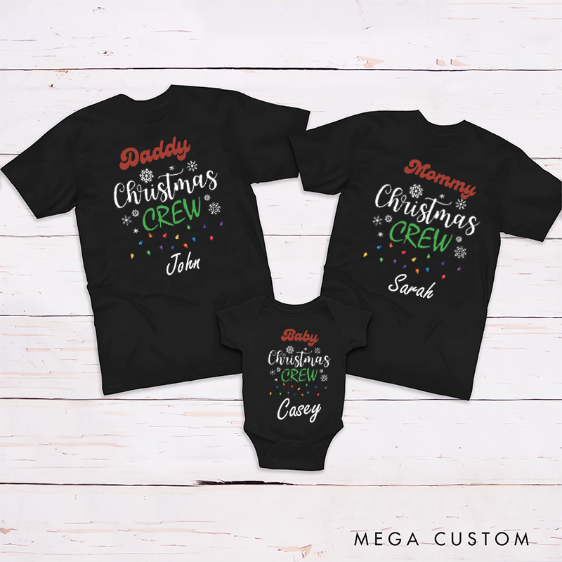Personalized Christmas Crew Memorable Group Family Matching Outfit