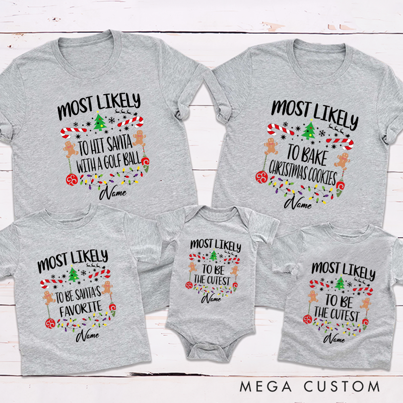 Personalized Christmas Gift Christmas Exclusive Copywriting Design Family Matching Outfit