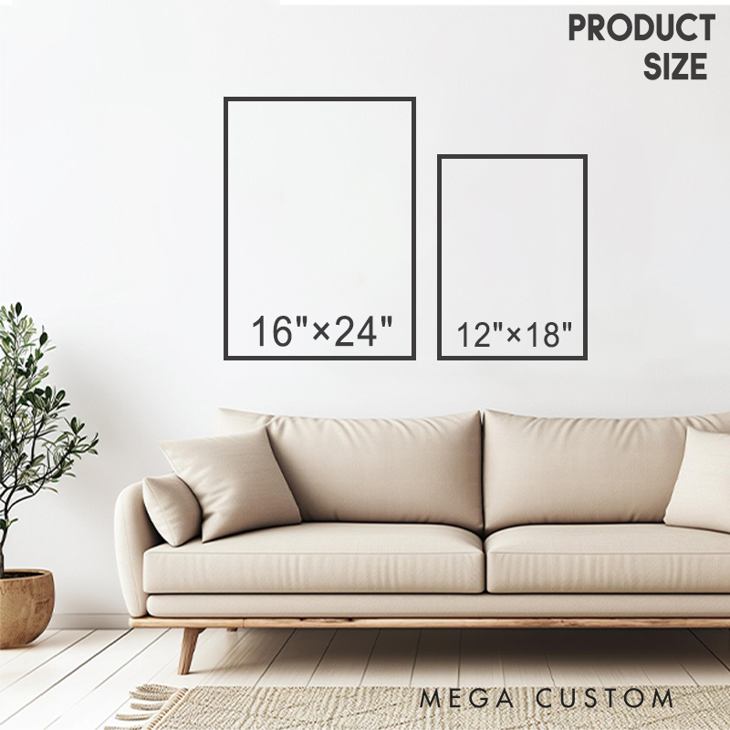 Personalized Funny Tennis Caricature Portrait from Your Photo Wall Art Poster Without Frame with Custom Name    