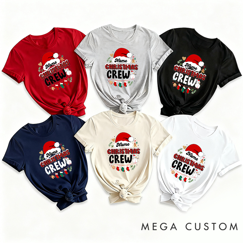 Personalized Memorable Christmas Crew Theme Family Matching Outfit