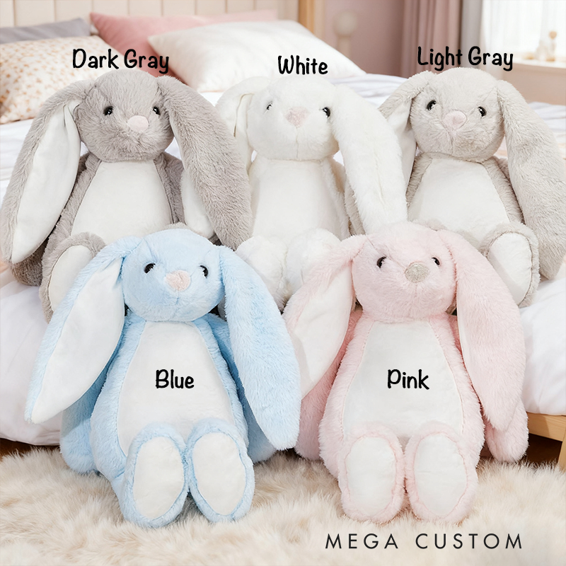 Personalized Teacher Bunny Soft Toy Stuffed AnimalGift Unique Gift for Teachers