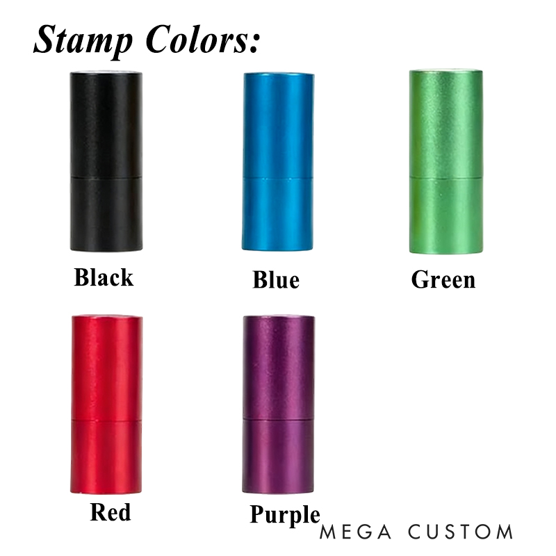 Personalized Golf Ball Stamp with Custom Initials and Crest Design  