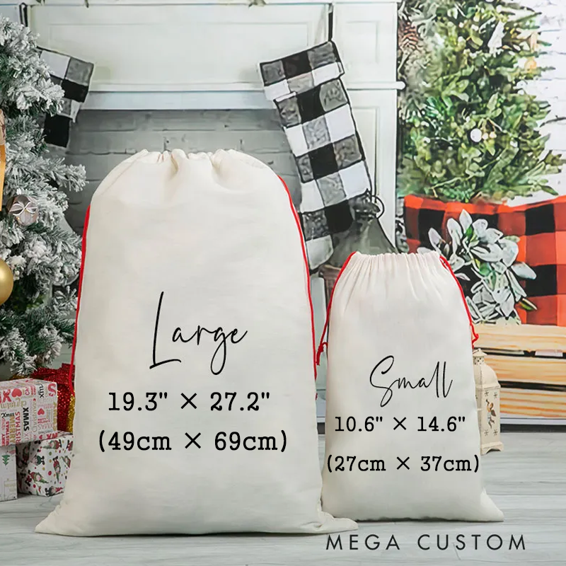 Personalized Racing Letter Sack Custom Name Gift Bag Unique Christmas Bag for Racers and Racing Lovers