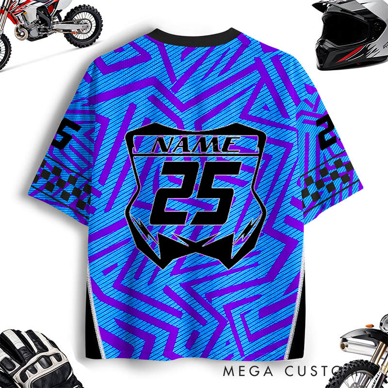 Personalized Motocycle Jersey Mesh Concert Outfit Concert Shirt