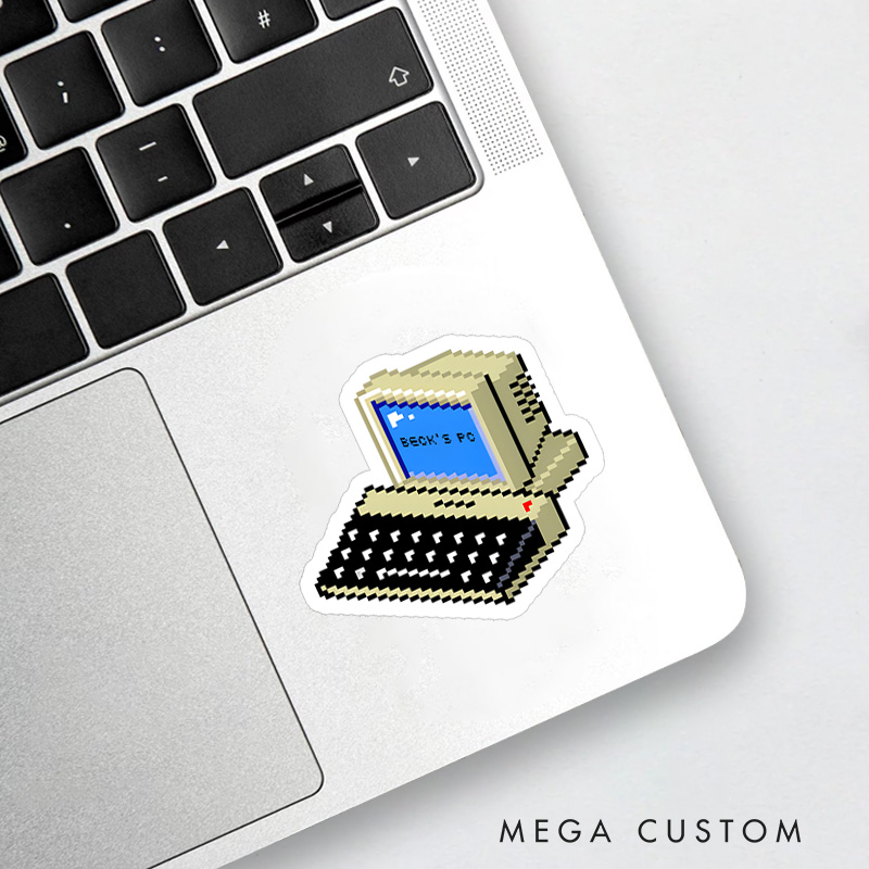 Personalized Computer Lover Sticker Programmer Computer Technology Lover Sticker Gift for Nerd Geek 