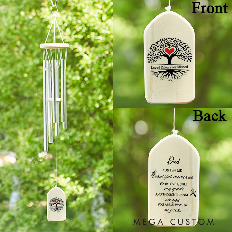 Personalized Memorial Wind Chimes Sympathy Gifts for Loss of Mom Condolence Bereavement Gifts in Memory of Loss of Loved One