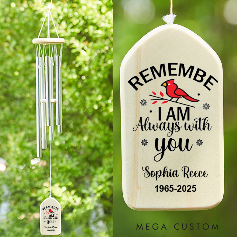 Personalized Wind Chimes Memorial Gift for Sympathy Friend Mom Dad Husband Wife Memorial Gift Wind Chimes Remembrance Bereavement Gift 