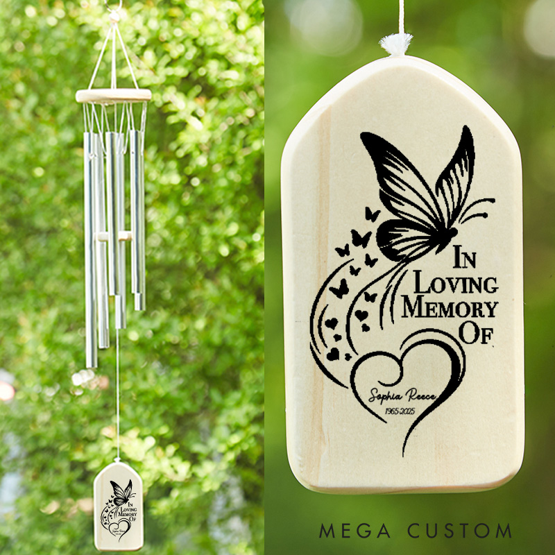 Personalized Tree of Life Memorial Wind Chimes Sympathy Wind Chimes Bereavement Gifts for Loss of Son Condolence Gifts for Loss of Loved One